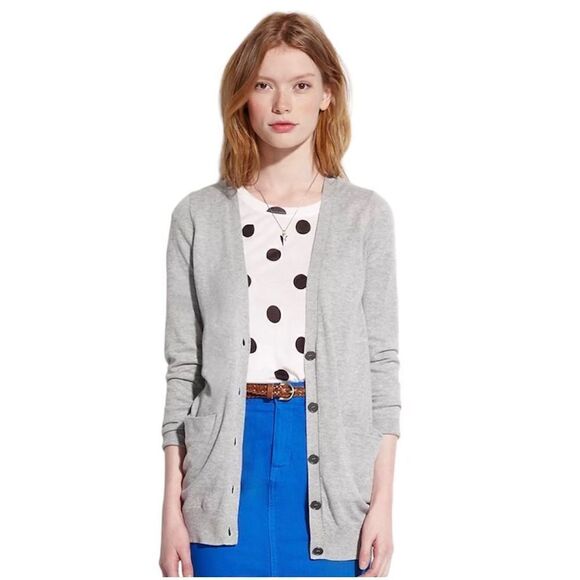 Madewell Graduate Sweater Cardigan Light Green Cotton Spring Women’s Size XS - Picture 2 of 8